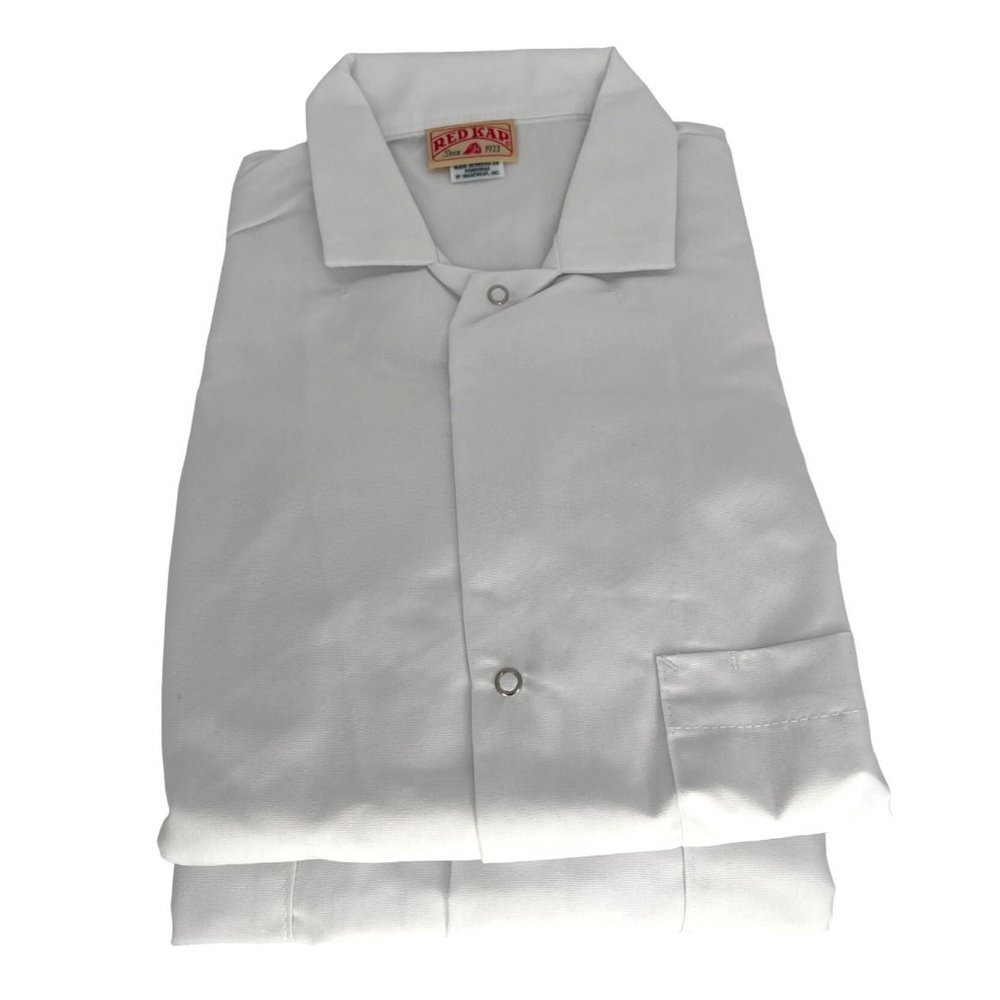 Red Kap Lab Coat Unisex White 80/20 KP7FWH2 Size M Never Worn